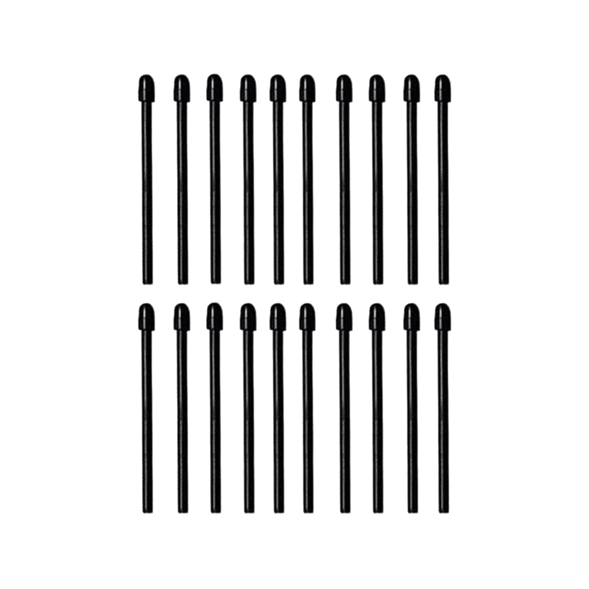 Tablet Stylus Accessories - أطراف قلم ماركر سوداء ، مناقير