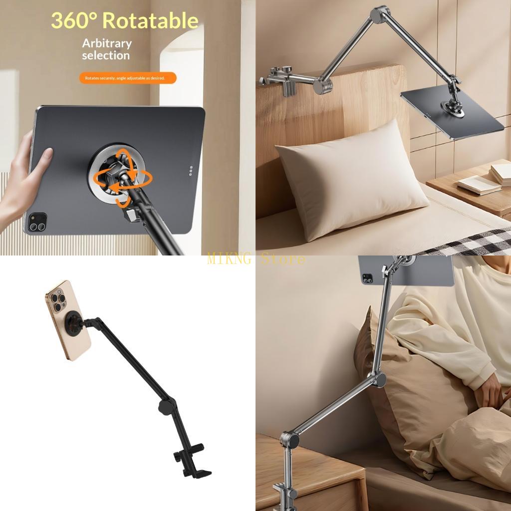 Best Tablet With Accessories - حامل هاتف مغناطيسي مع دوران 360