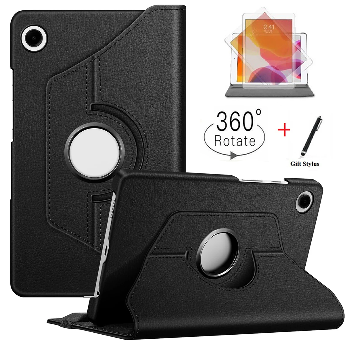Tablet A9 Accessories - غطاء دوار لجهاز سامسونج جالاكسي تاب