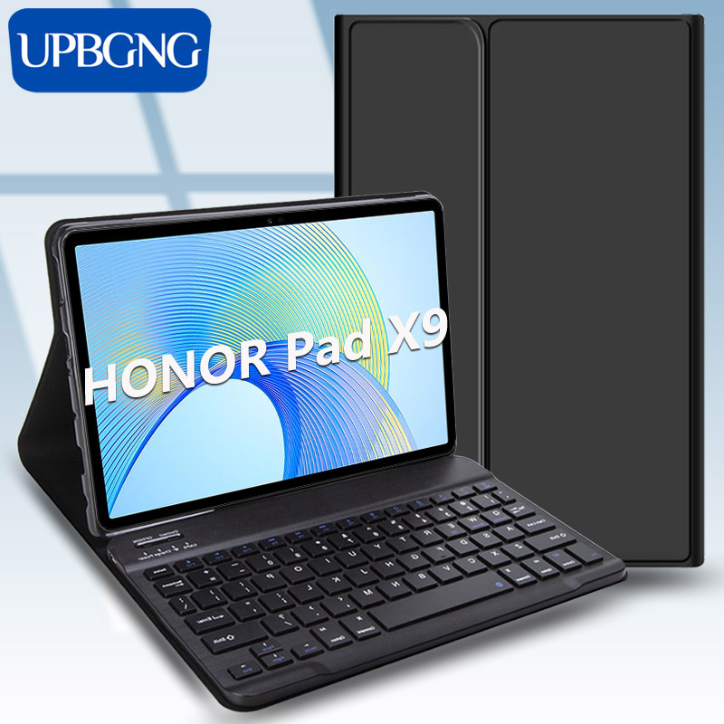 Honor Tablet X9 Accessories - حافظة مزودة بلوحة مفاتيح بلوتوث للوحة