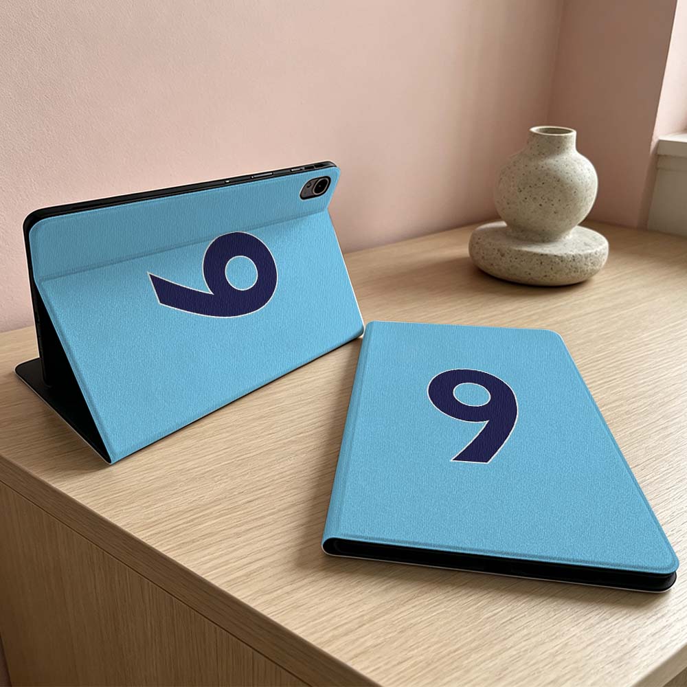 Honor Tablet X9 Accessories - جراب تابلت فاخر بتصميم أرقام كرة