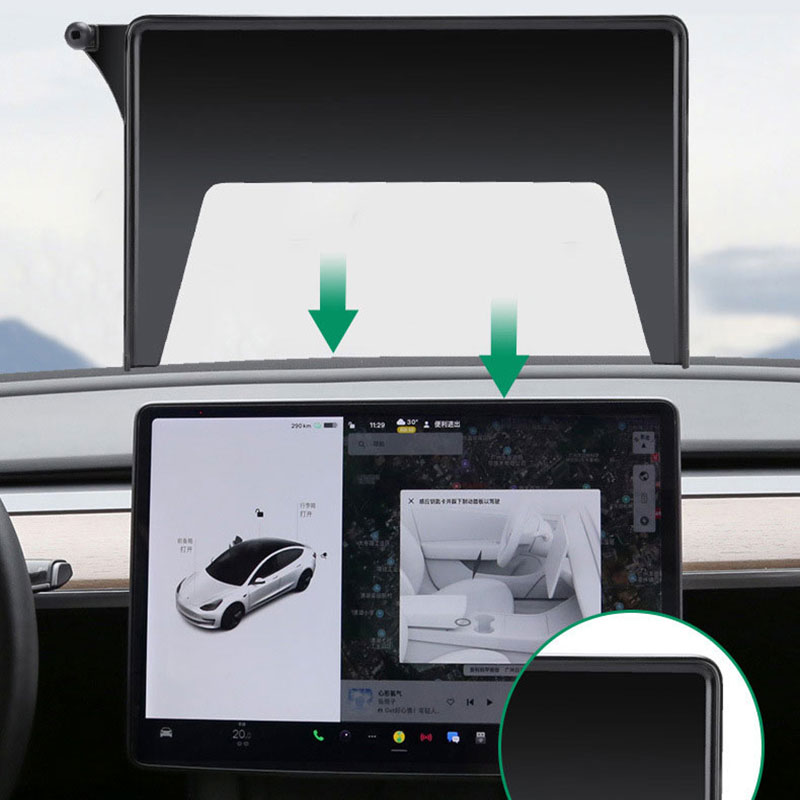 Tesla Tablet Accessories - قاعدة حامل هاتف الشاشة لـ Tesla