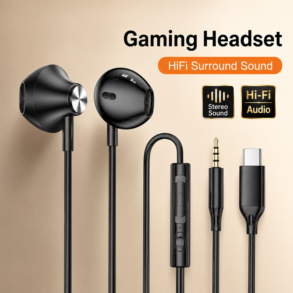 Xiaomi Tablet Accessories - سماعات رأس هاي فاي محيطية بصوت