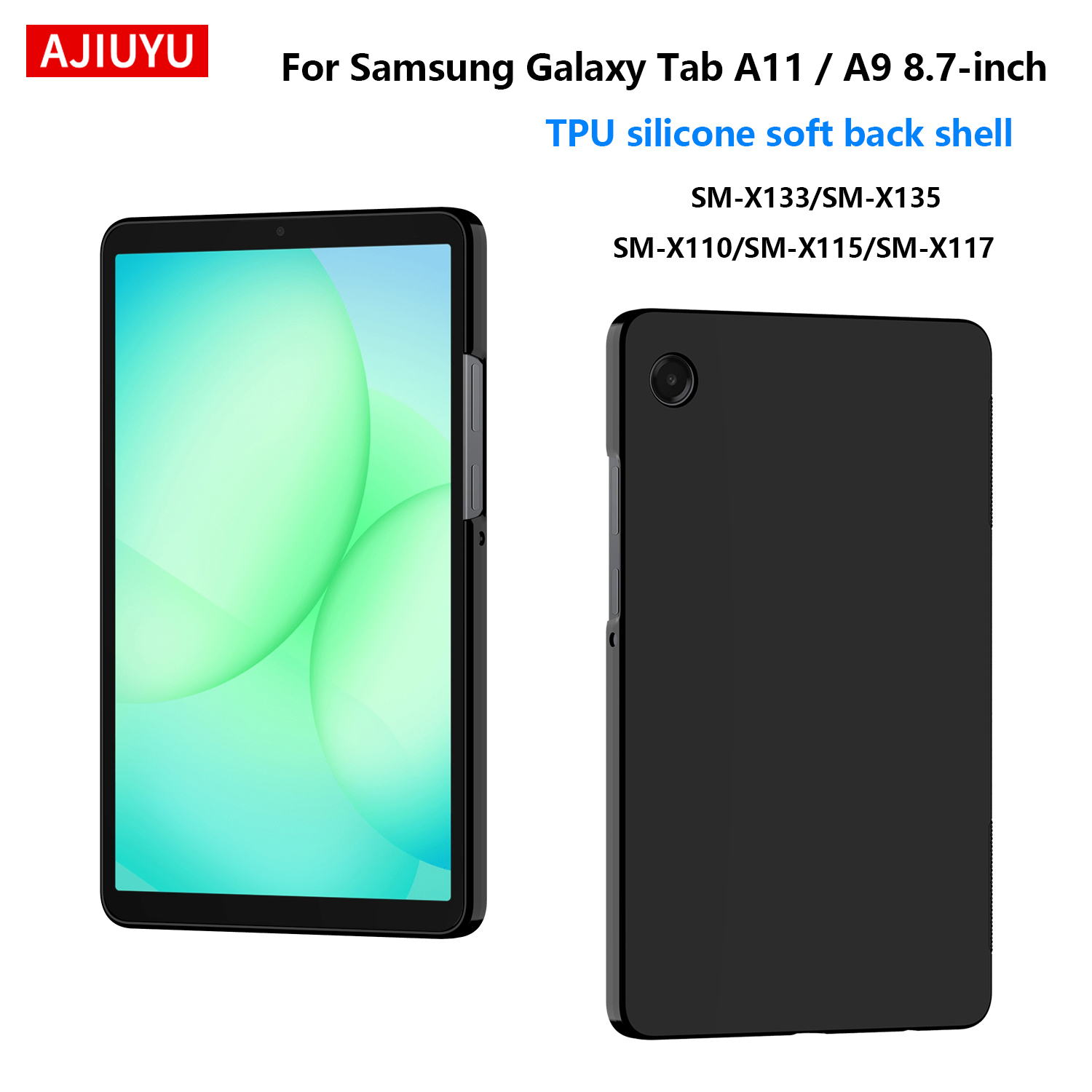 Tablet A9 Accessories - غطاء ناعم لجهاز سامسونج جالاكسي تاب