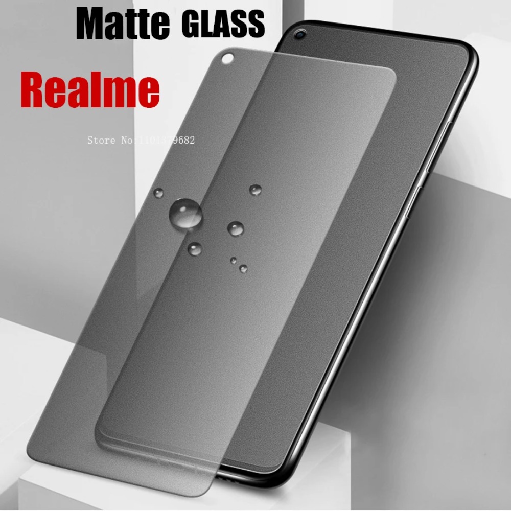 Realme C67 - 3 قطعة ماتي الزجاج المقسى Realme
