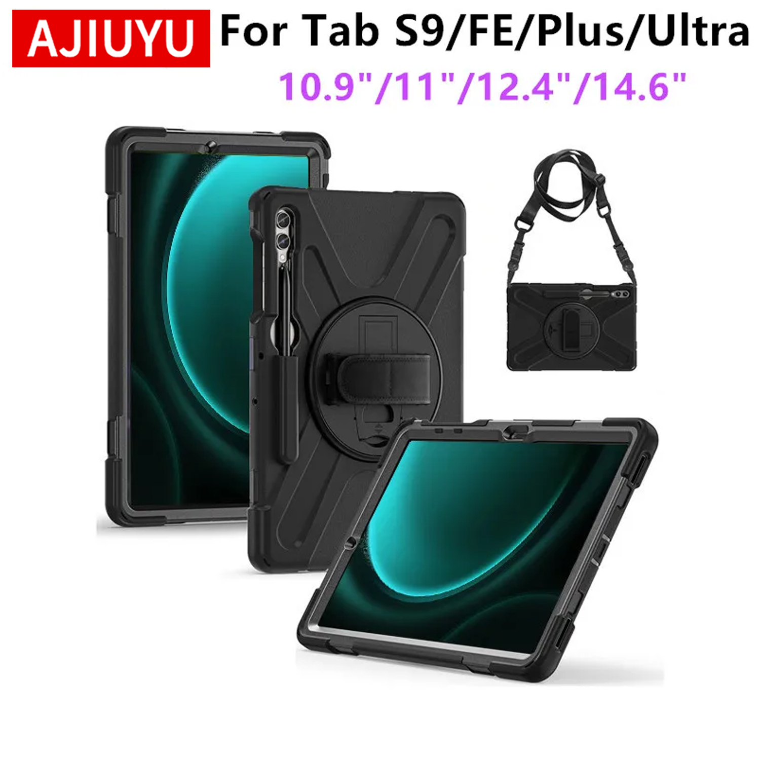 Tablet A9 Accessories - حافظة شديدة التحمل مضادة للصدمات لهاتف