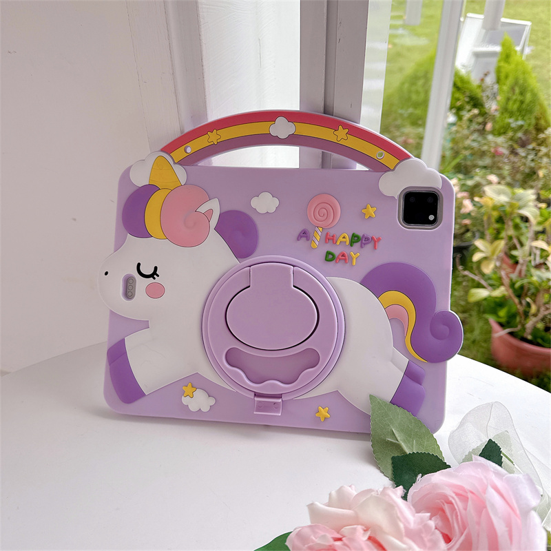 Tablet A9 Accessories - حافظة تابلت للأطفال بتصميم كرتوني على