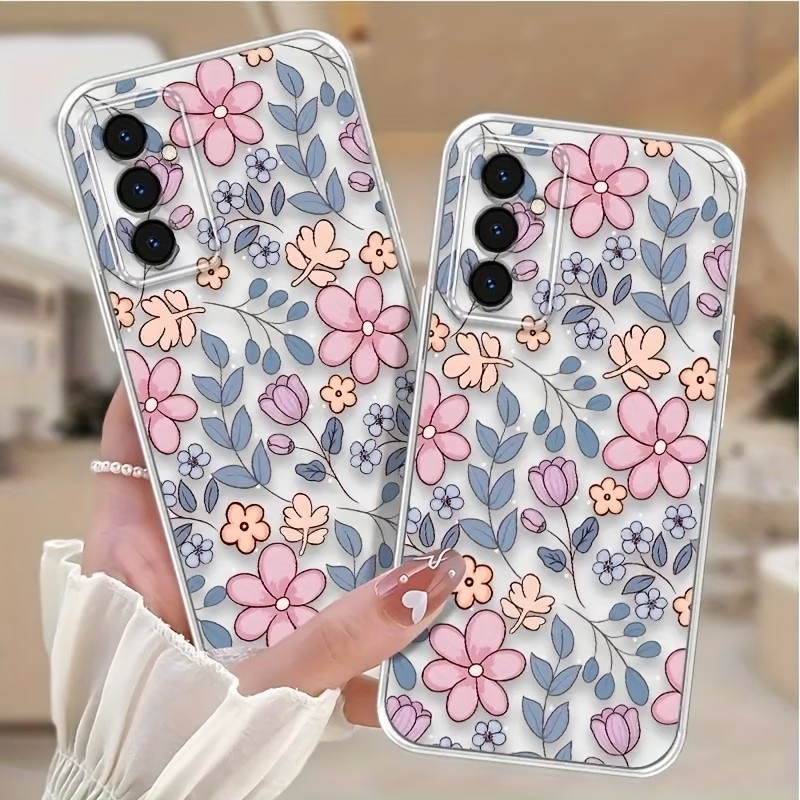 Samsung Galaxy S24 - غطاء هاتف شفاف مضاد للانزلاق لسامسونج