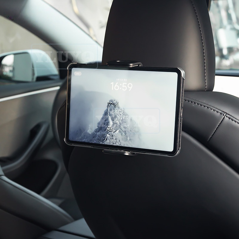 Tesla Tablet Accessories - حامل أجهزة لوحية خلفي لسيارة تسلا