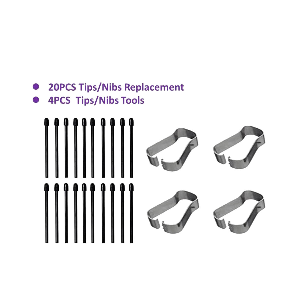 أطراف قلم ماركر سوداء ، مناقير - مراجعة Tablet Stylus Accessories وسعره
