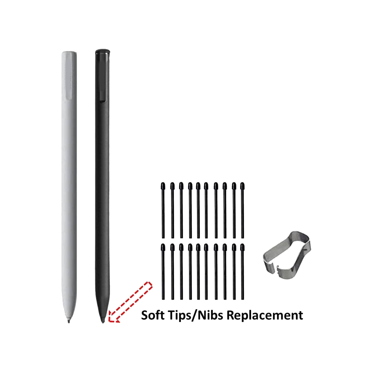 أطراف قلم ماركر سوداء ، مناقير - مراجعة Tablet Stylus Accessories وسعره