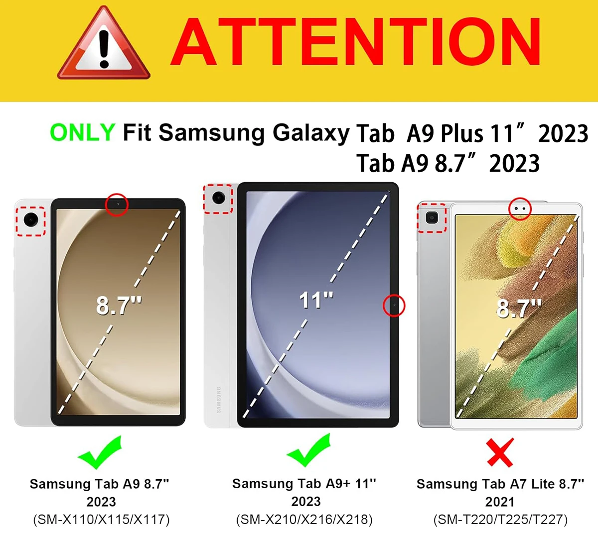 غطاء دوار لجهاز سامسونج جالاكس - مراجعة Tablet A9 Accessories وسعره