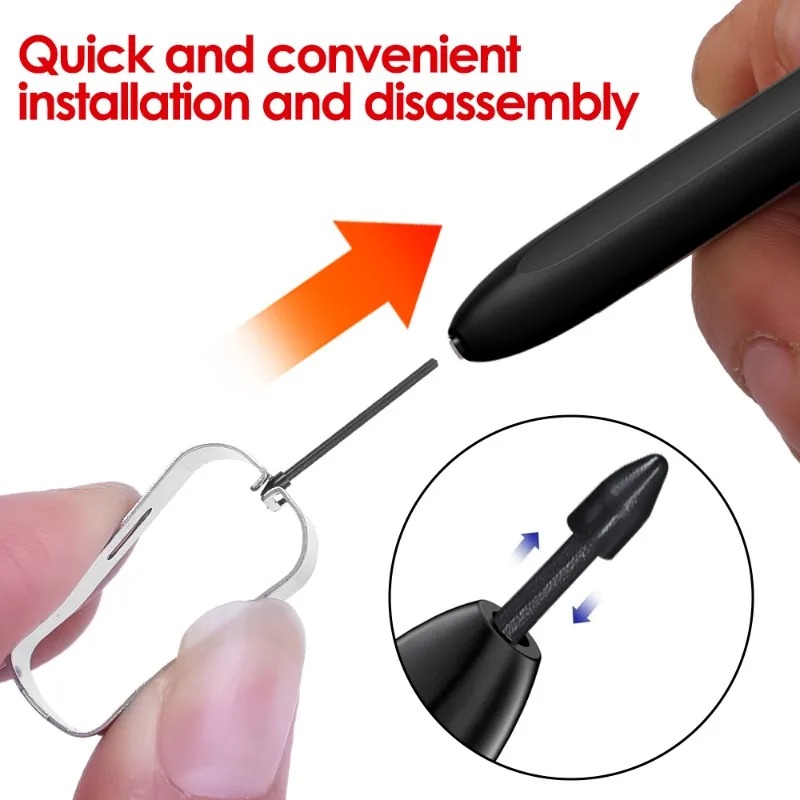 قلم لمس بديل طرف مع مشبك معدني - مراجعة Samsung Tablet Accessories Pen وسعره