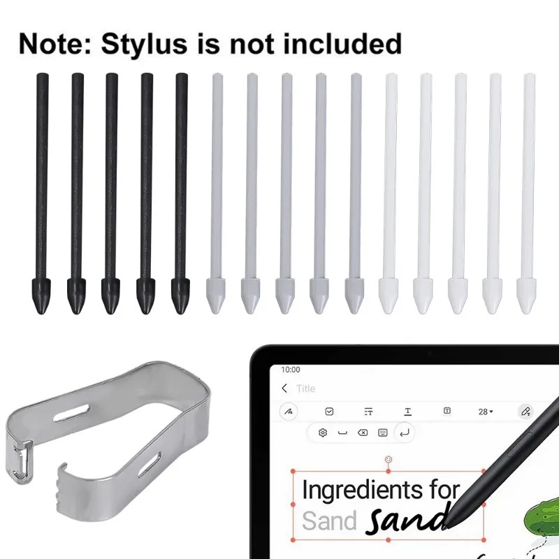 قلم لمس بديل طرف مع مشبك معدني - مراجعة Samsung Tablet Accessories Pen وسعره