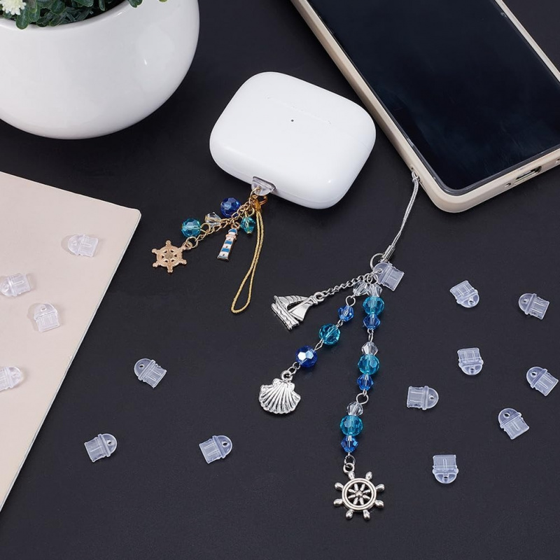 50 قطعة من أغطية منفذ الشحن ال - مراجعة Tablet Cover Accessories وسعره
