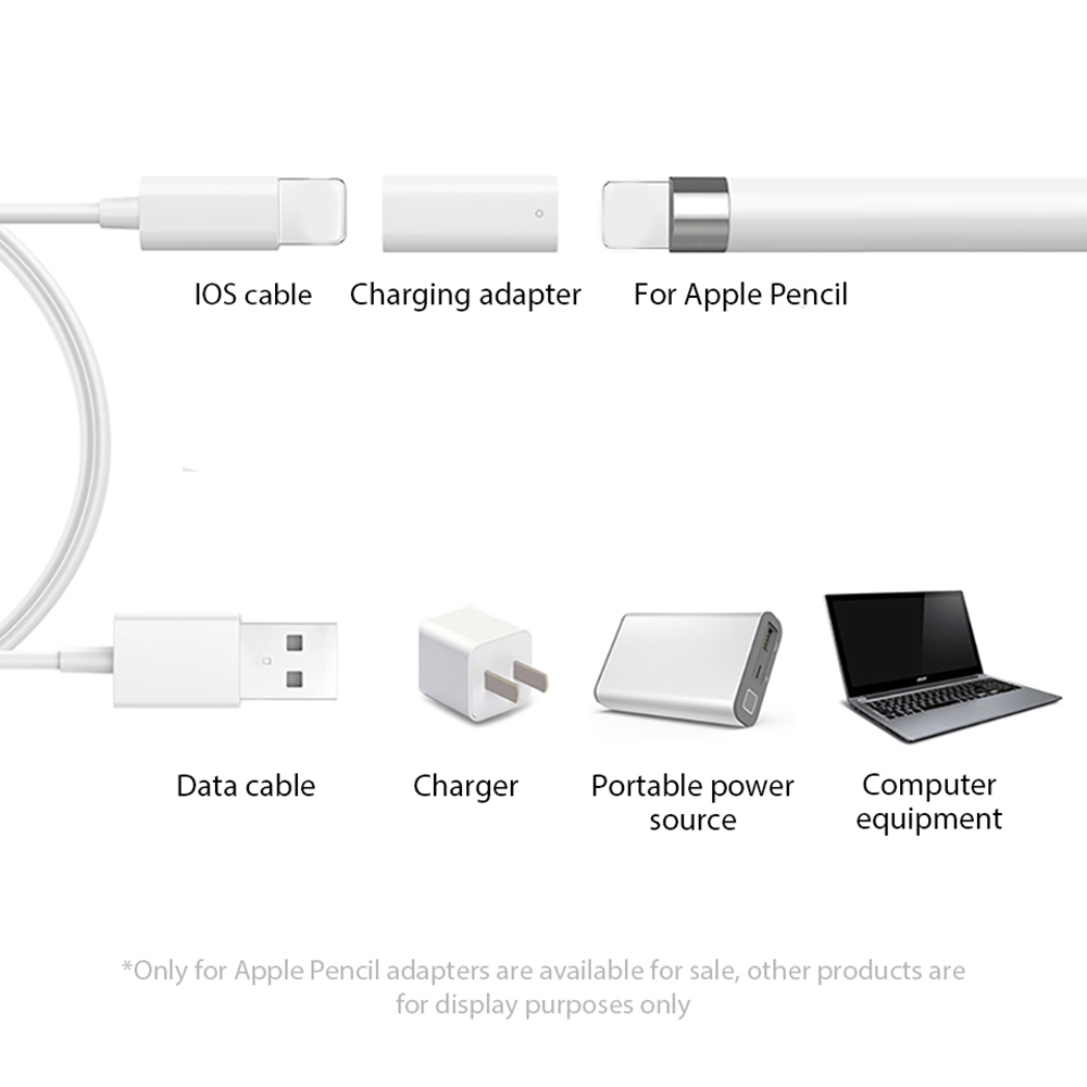 شاحن موصل لأقلام أبل التي تعمل - مراجعة Tablet Stylus Accessories وسعره