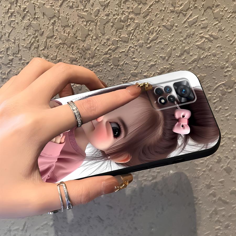 غطاء هاتف بنمط فتاة كرتونية له - مراجعة Tablet And Accessories Case وسعره