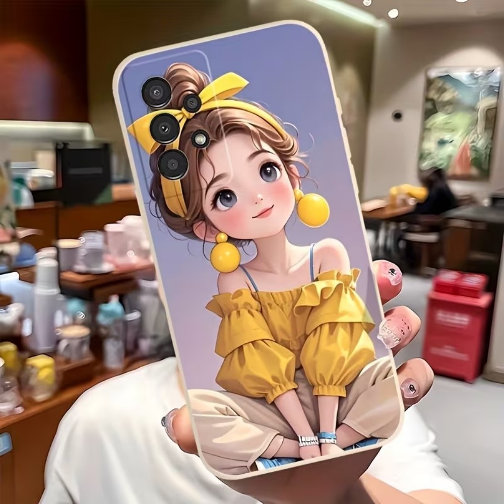 غطاء هاتف بتصميم فتاة كرتونية  - مراجعة Tablet And Accessories Case وسعره