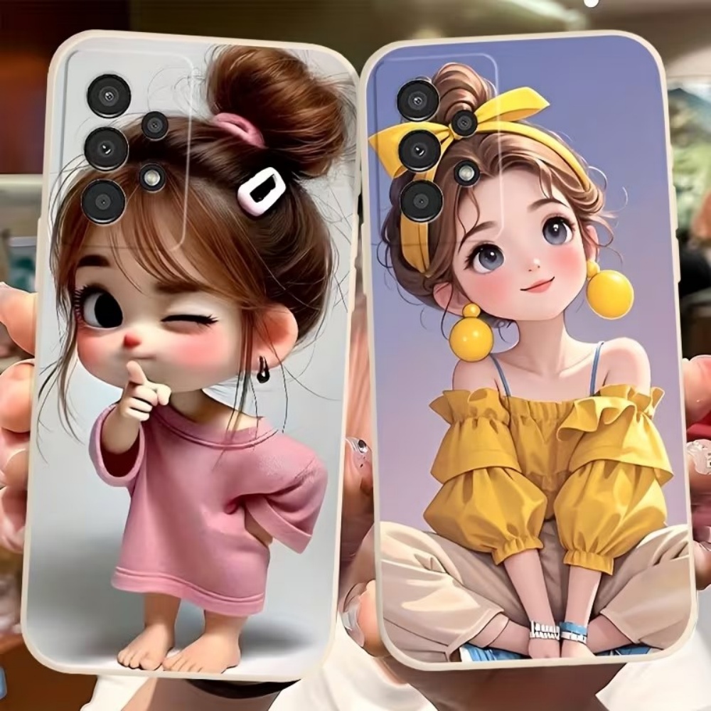 غطاء هاتف بتصميم فتاة كرتونية  - مراجعة Tablet And Accessories Case وسعره