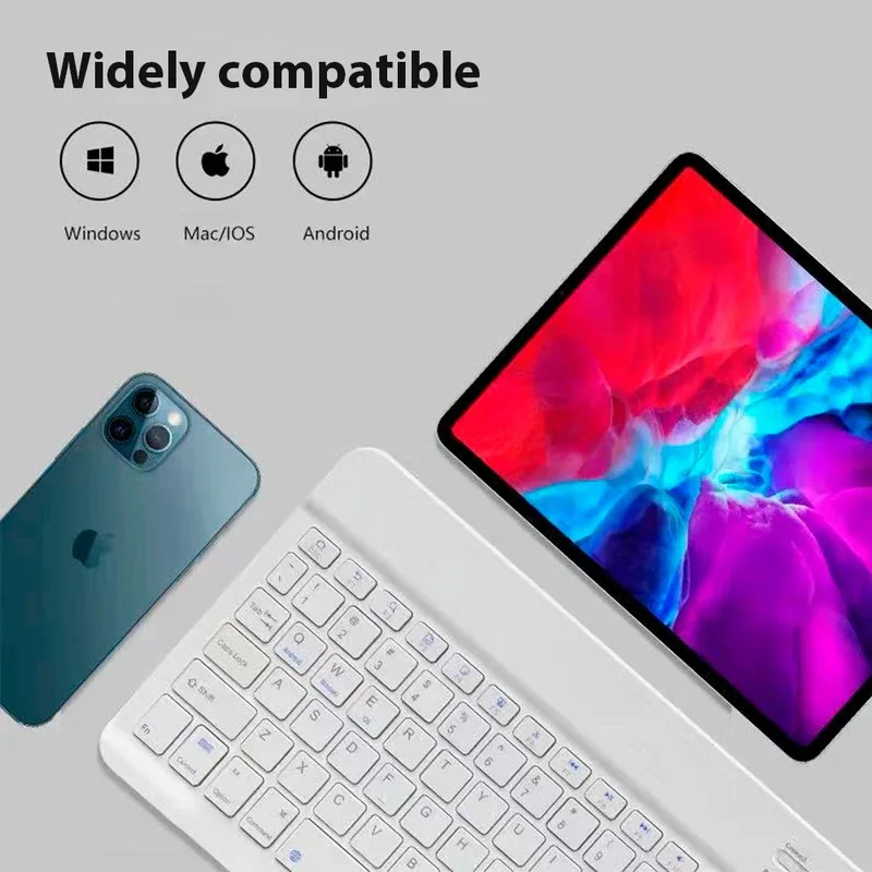 لوحة مفاتيح بلوتوث صغيرة عالمي - مراجعة Best Tablet With Accessories وسعره